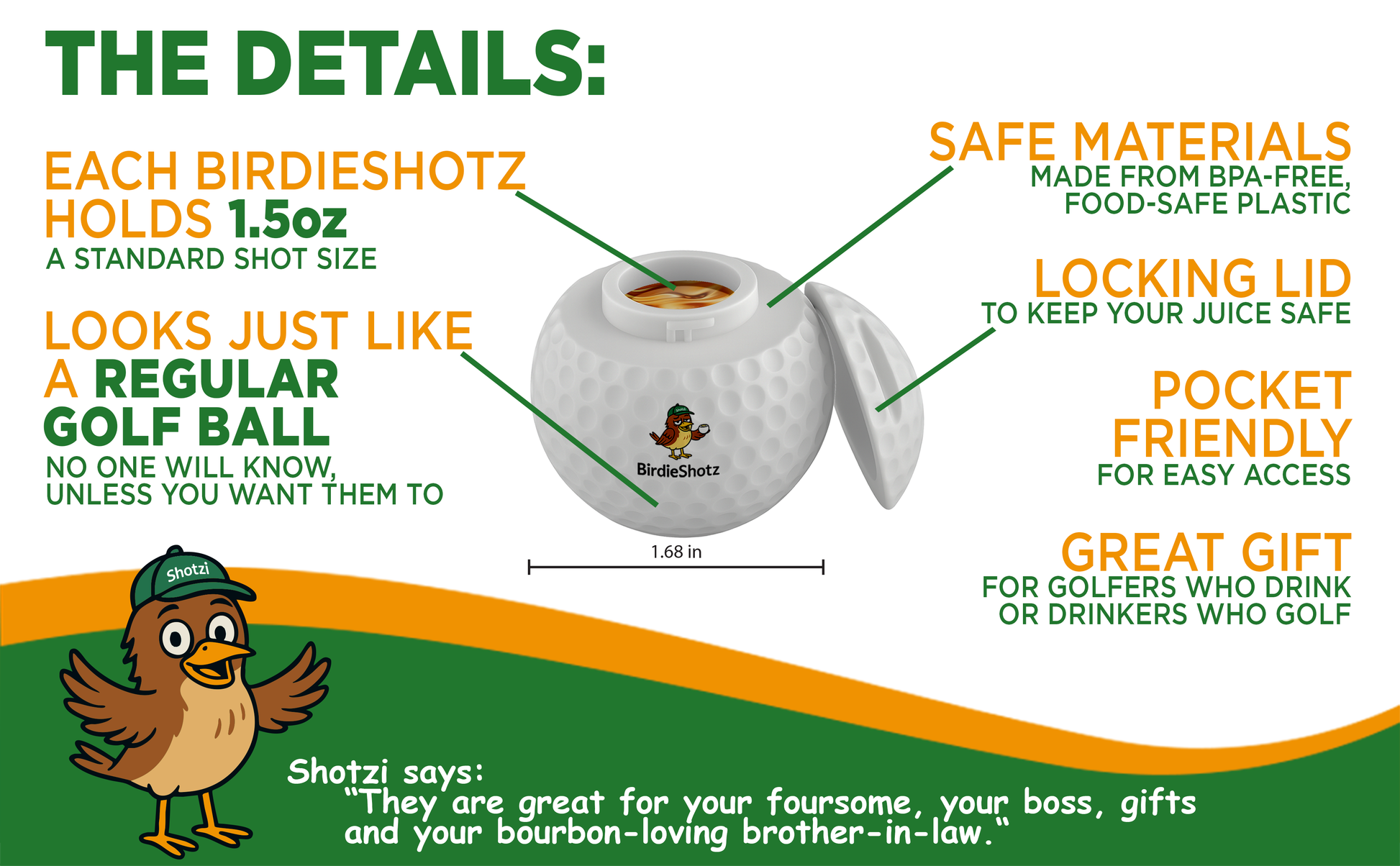 BirdieShotz - 12 Pack